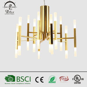 Modern Simple Personality Tube Lamp Chandelier for Restaurant Pendant Lighting