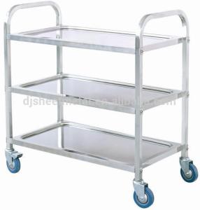 Three-Layer Stainless Steel Dining Cart