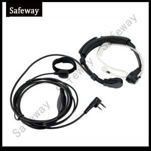 Walkie Talkie Throat Mic with Extendable Neckband